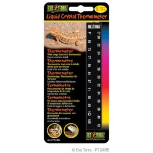 Exo Terra Liquid Crystal Thermometer Strip (20c - 42c Range)