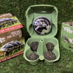 The Tortoise Den Seed Ball And Activity Set **grow Your Own Tortoise Food**