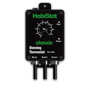 Habistat Dimming Thermostat, 600 Watt Black